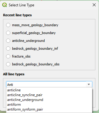 Search drop-down